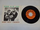 BUDDY HOLLY & THE CRICKETS Raining In My Heart NM  REISSUE PIC SLEEVE 45 Coral