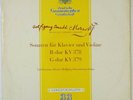 SCHNEIDERHAN SEEMANN MOZART VIOLIN SONATAS K.378-379 DGG ED.1 TULIP 18260 LPM NM