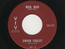 '59 Arizona R&B DooWop DWAIN TURLEY/TADS Mail Man/Devil's Den VIV 103 M- HEAR