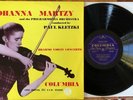 JOHANNA MARTZY / KLETZKI / BRAHMS VIOLIN CONCERTO UK ED1 COLUMBIA 33CX 1165 M-