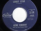Rockabilly 45 GENE VINCENT Lucky Star CAPITOL VG+ HEAR