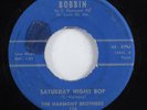Rockabilly 45 HARMONY BROTHERS Saturday Night Bop BOBBIN HEAR