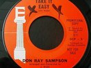 45rpm record NORTHERN SOUL   DON RAY SAMPSON  