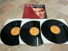ELVIS PRESLEY 50 GREATEST HITS LP VINYL 33RPM  triple disc plus insert