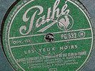 Disque 78 tours Django Reinhardt  Les yeux noirs / Nuages ....     sur Pathé
