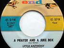 LITTLE ANTHONY & IMPERIALS Mint minus END 45 A Prayer & A Jukebox River Path mgH