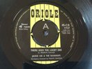 JACKIE LEE & THE RAINDROPS -THERE GOES rare UK 1962 DEMO PROMO / POPCORN DOO WOP