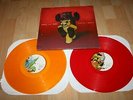 FALL OUT BOY FOLIE A DEUX 2008 DOUBLE ORANGE RED VINYL LP
