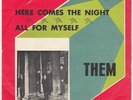 THEM Here Comes The Night  Sweden 45 garage beat swedish VAN MORRISON
