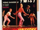 Johnny HALLYDAY   Viens danser le twist  avec languette     EP 45 tours