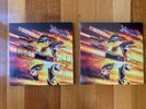 Judas Priest Firepower SIGNED vinyl RARE only 500 copies red/black orange/black