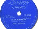 Rare 1959 EDDIE COCHRAN Rock'n Roll/Rockabilly 78 RPM Record. C'mon Everybody