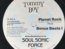 Afrika Bambaataa Planet Rock Vinyl Record First Pressing 1980s Electro 12