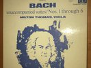 BACH Unaccompanied Suites SOLO VIOLA Milton Thomas 3xLP Vinyl RECORDS Box Set NM