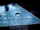 EX+ PINK FLOYD Dark Side Of The Moon UK 1st A/B Harvest SOLID BLUE Triangle TOP