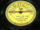 JOHNNY CASH 78 rpm record, 