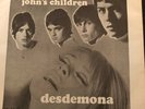 JOHN'S CHILDREN DESDEMONA UK 1ST PRESS TRACK 45 PICTURE SLEEVE MARC BOLAN 1967