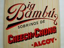 Cheech and Chong 1972 Big Bambu LP with Rolling Paper - ODE SP-77014