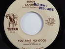 Funk 45 BUDDY CANTRELL You Ain't No Good TUSKA VG+ promo HEAR
