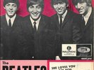 THE BEATLES 45 EP SHE LOVES YOU+PS SWEDEN RARE 1964