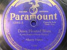 Alberta Hunter Down Hearted Blues Paramount 12005 Pre-War Blues 78 RPM Record