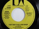 70s Soul 45 HIDDEN STRENGTH I Don't Want To Be A Lone Ranger UA promo HEAR