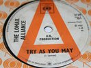 THE LOMAX ALLIANCE try as you may/see the people. uk 45 CBS 2729 DEMO  Good cond