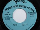 Northern Soul 45 FOUR HI'S Heartbreak River VERVE promo HEAR