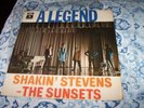 shakin stevens a legend lp parlophone pcs 7112 stereo. nice