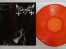 Mayhem/Emperor split LP orange vinyl