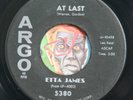 HEAR Etta James 45 At Last/I Just Want To Make Love ARGO soul R&B original blues
