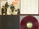 The Beatles - A Hard Days Night (1974) LP (VG++)  VERY Rare RED Vinyl 1st OIS