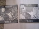 2 NIRVANA-Bleach LPs 1989 & 2009 Limited Edition 2LP White Vinyl Kurdt Kobain
