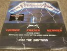 Metallica Ride The Lightning Blue 2x LP Colored Vinyl Record /1000 180g 2010