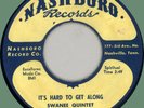 SWANEE QUINTET It's Hard to Get Along / Judgment 45rpm Nashboro '55 black gospel