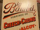 1972 Cheech And Chong Big Bambu LP Vinyl Record With Original Rolling Paper