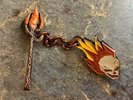 RuneScape Iban's Staff Enamel Pin Figure Blast Spell Underground Pass quest 2013
