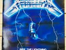 Metallica Ride The Lightning Vinyl LP 1st Press UK MFN 27 Ex+ Sleeve
