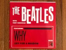 Beatles Why / Cry For A Shadow MGM #K13227 RARE RED picture sleeve & credit & 45