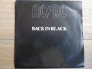 AC/DC - Back in black, 7'' Single (45 rpm) von 1980 PORTUGAL Pressung