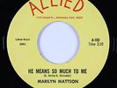 Northern Soul Garage 45 - Marilyn Mattson - He Means So Much To Me - Allied NM