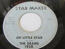 THE DEANS RARE MICHIGAN / DETROIT DOO WOP ON STAR MAKER LBL 1928 OH LITTLE STAR