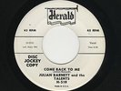 '58 R&B/DooWop JULIAN BARNETT/TALENTS Come Back To Me/Don't Walk Away M- DJ HEAR