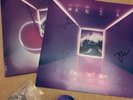 Fall Out Boy MANIA Signed Poster + MANIA Vinyl, Snowglobe, 3 Patches