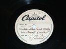 Mega RARE Single Sided 78 rpm Promo - Frank Sinatra- The Christmas Waltz