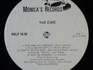 WAR ZONE Various Artists LP on Monica's