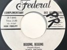 * JAMES BROWN Begging, Begging/That's When I Lost R&B SOUL Federal wlp 45 Hear