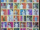 David Bowie promo STAMP SHEET - SCARY MONSTERS 36 stamps (no LP) Very Rare *MINT