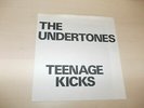 UNDERTONES,  Teenage Kicks ... 1977 punk EP ... b&w 'foldout' poster sleeve only