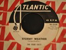 DOO WOP 45 RPM RECORD BY THE FOUR CASTS-STORMY WEATHER / WORKIN' AT THE FACTORY
